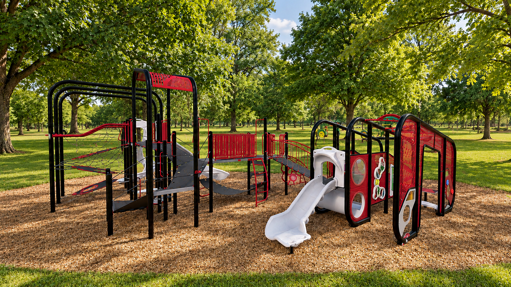 Proposed New London Recreation Park playground rendering 5