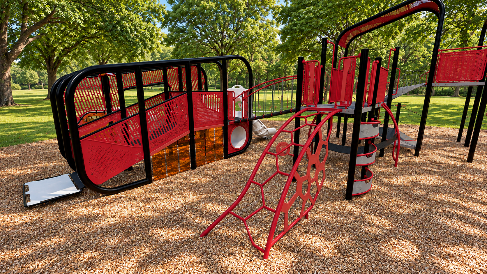Proposed New London Recreation Park playground rendering 4